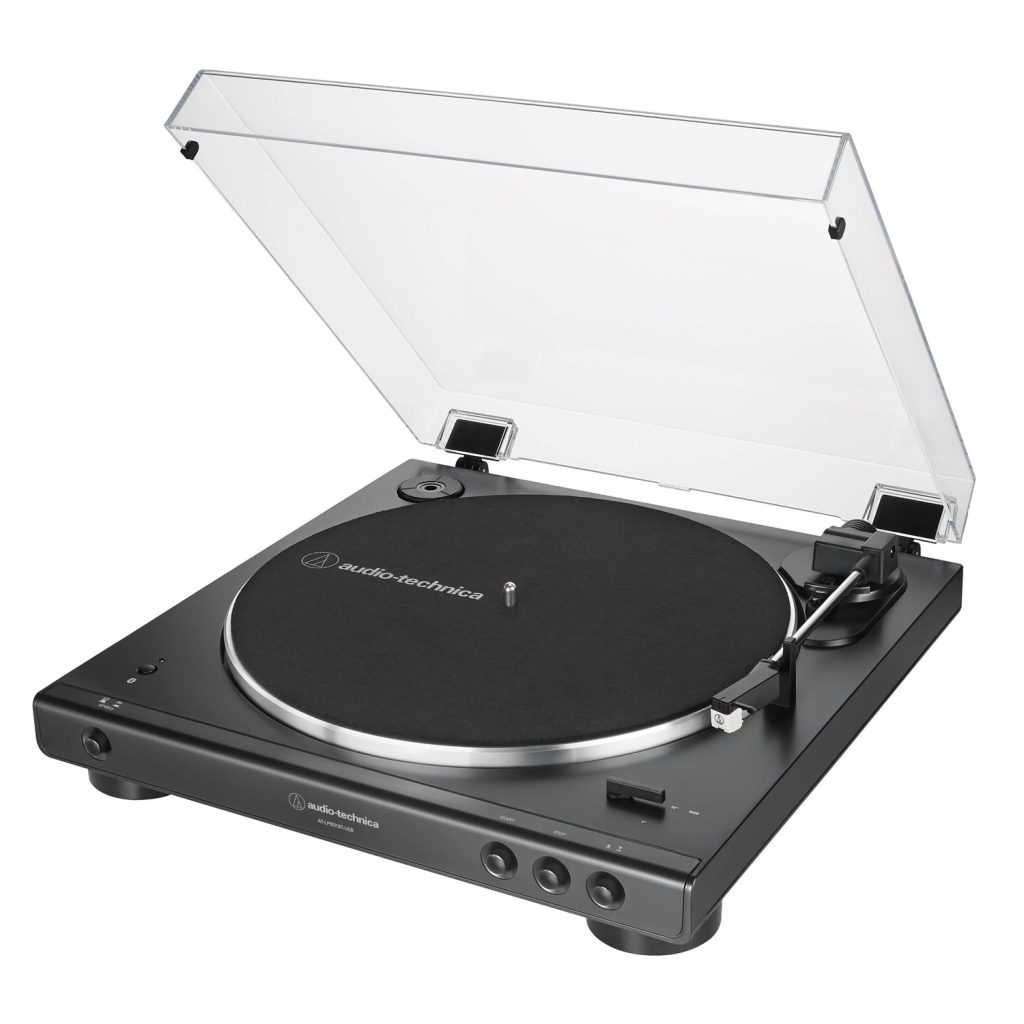 Audio-Technica AT-LP60XBT-BK Fully Automatic Wireless Belt-Drive Turntable